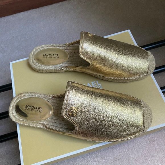 MICHAEL KORS Women Kemper Leather Espadrilles - NEW NWB - Picture 5 of 10